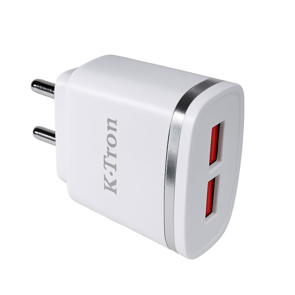 Stand USB Dual Charger (with Cable) {KT-101}