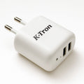 Dual USB Charger (with Cable) {KT-105}