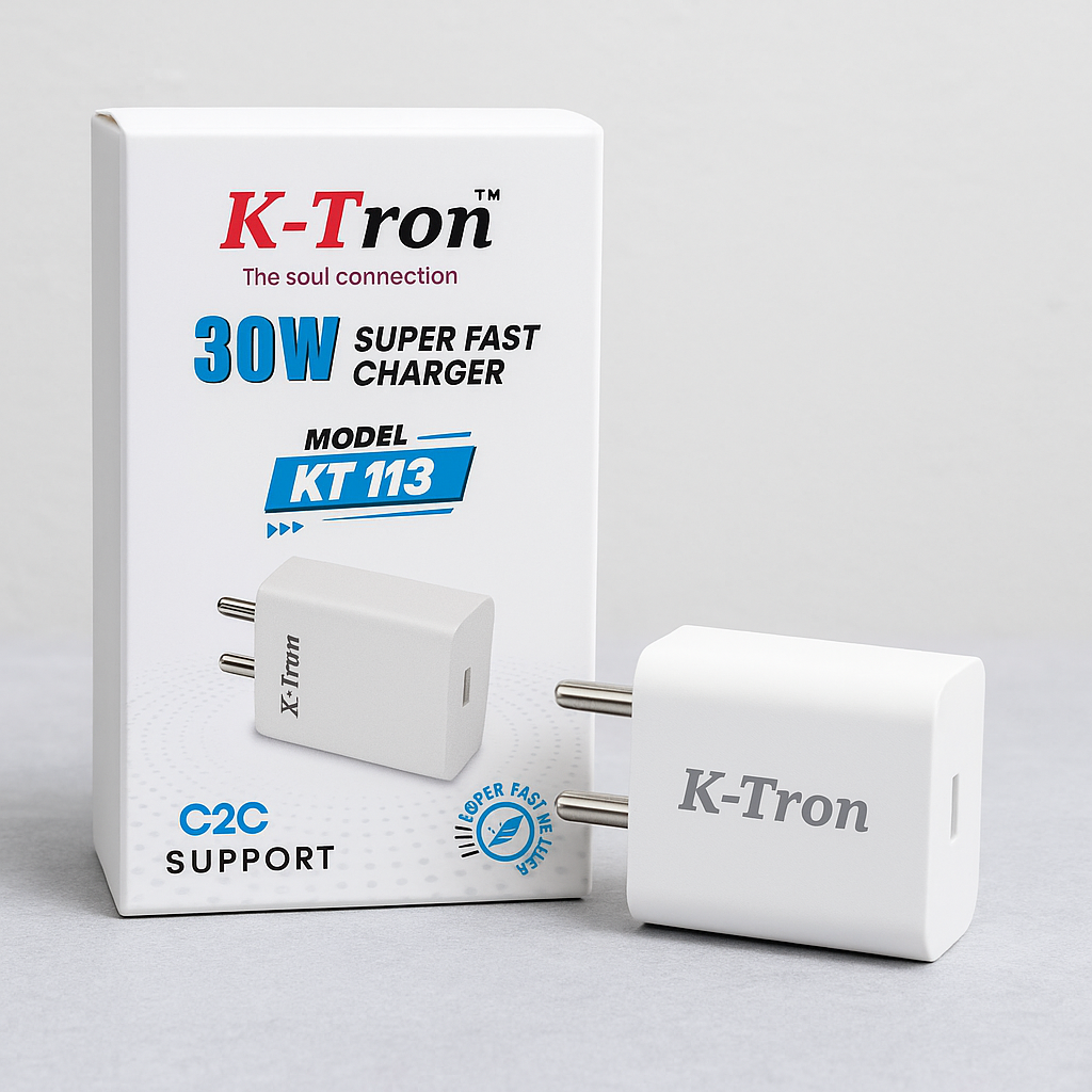 30W Super Fast Charger C to C  {KT-113}