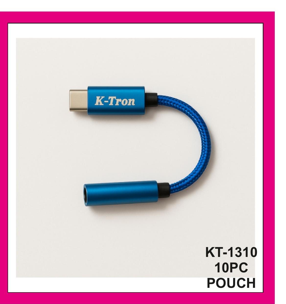 K-TRON  3.5mm Audio Adapter to C  {KT-1310}