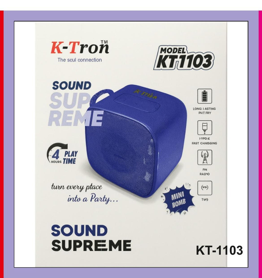 FM Bluetooth Speaker (with USB) {KT-1103}