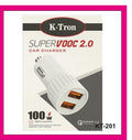 Car Dual USB Charger {KT-201}