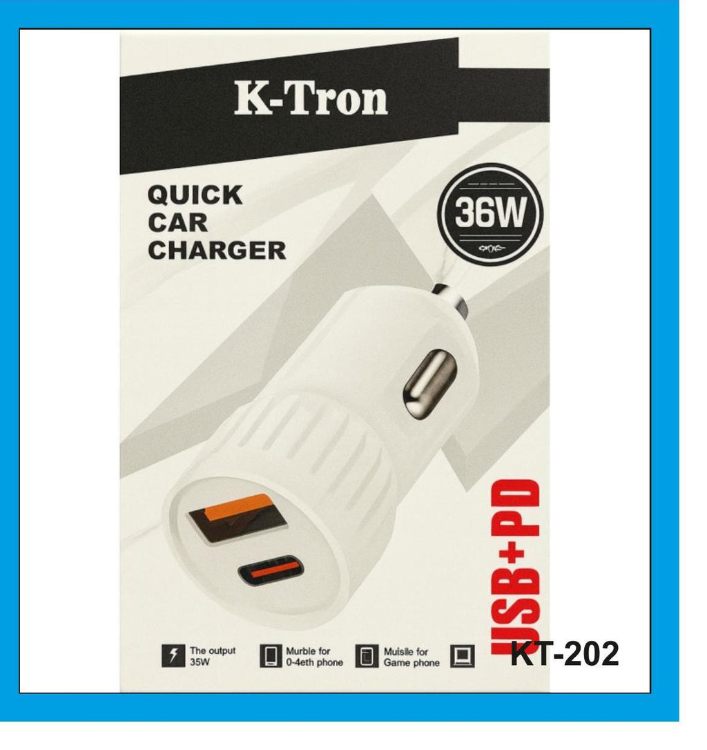 Car USB + C Charger PD {KT-202}