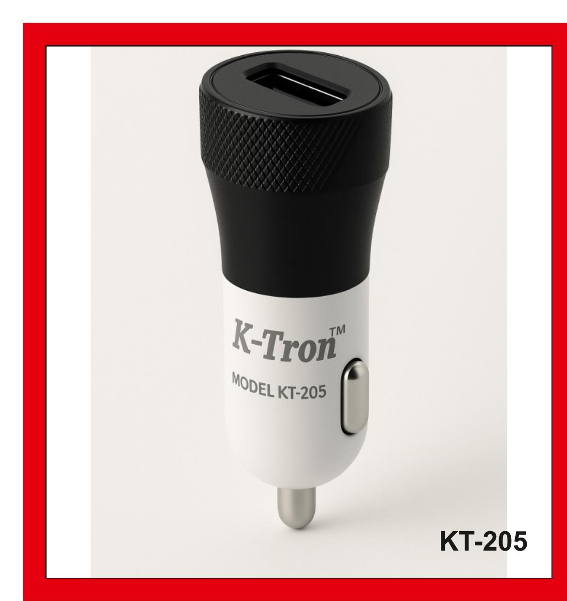 Dual USB Normal Car Charger {KT-205}