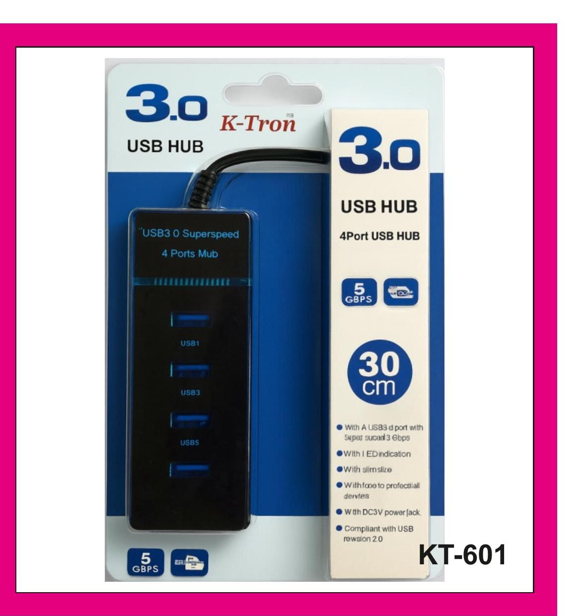 4 in 1 USB Hub {KT-601}