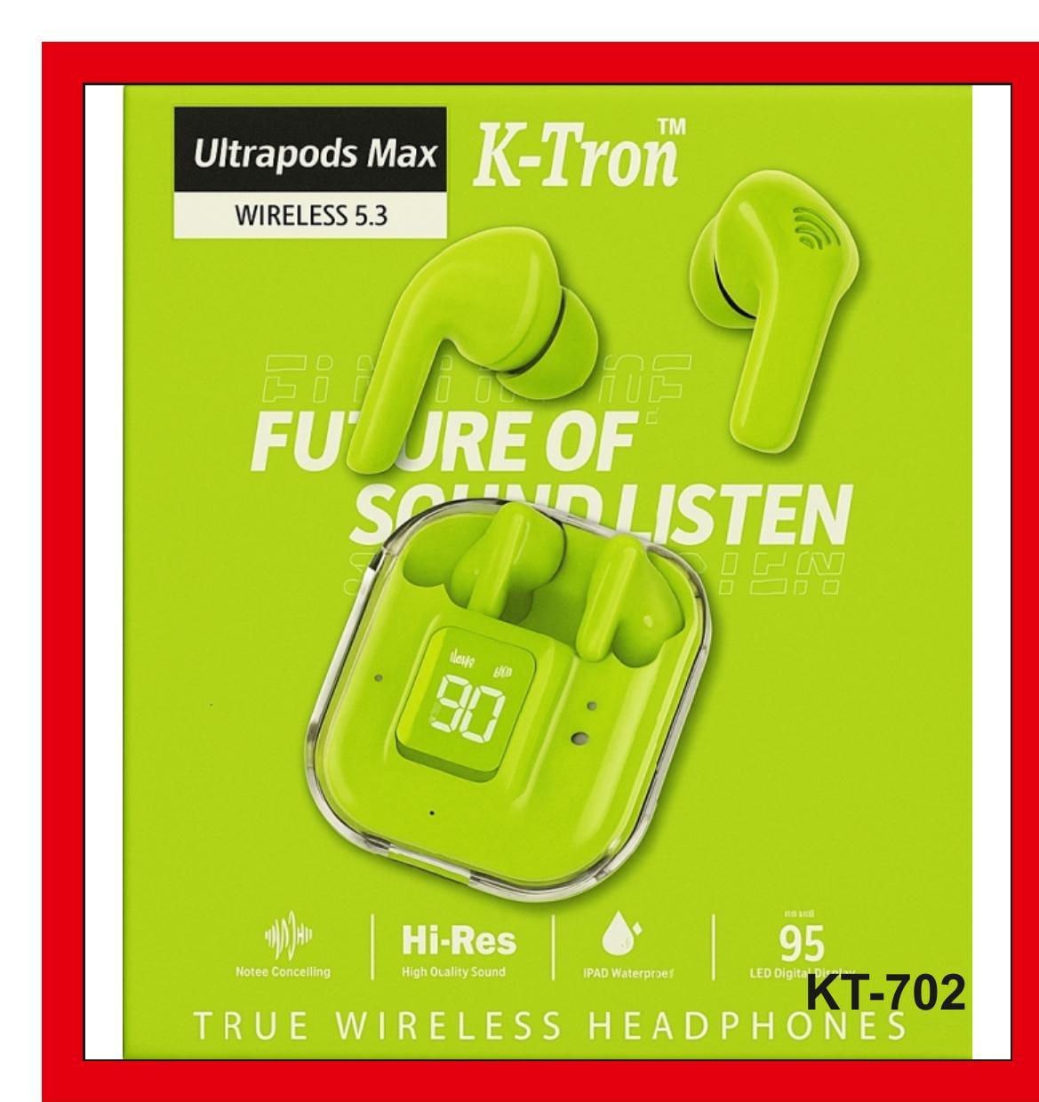 Transparent Airpods GREEN {KT-702}